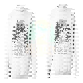 Hurley Ky Vintage Evergreen Sunset Eighties Retro 80S 90S Tri-Blend Sweatshirt | Mazezy