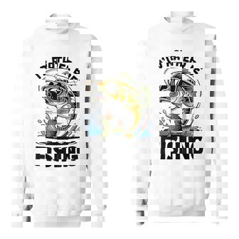 I'd Rather Be Fishing Bass Fish Fisherman Fishing Sweatshirt | Seseable FR