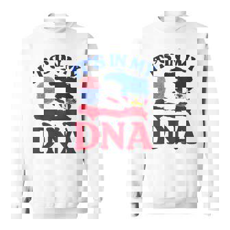 It's In My Dna Happy Haitian Flag Day Haiti Flag Heart Sweatshirt - Thegiftio