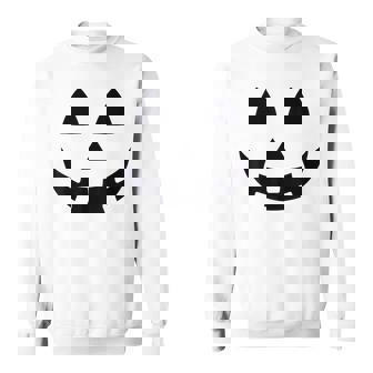Jack O Lantern Carved Pumpkin Face 2025 Halloween Costume Sweatshirt | Mazezy