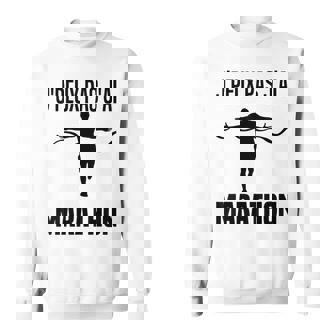 Je Ne Peux Pas J'ai Marathon Humour Jogging Course À Pieds Sweater e - Cadeauxyz