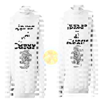 Je Peux Pas J'ai Couscous Humour Repas Duendredi Sweater e - Cadeauxyz