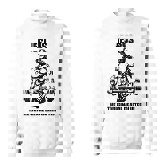 Jesucristo Dios Gimnasio Cristiano Entrenamiento Peso Muerto Cul Camisa de entrenamiento - Regaloses