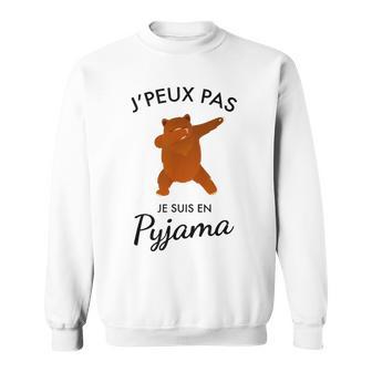 J'peux Pas Jeuis En Pyjama Ours Papa Dab Sweater e - Cadeauxyz