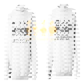 Just A Thankful Goose Goose Turkey Thanksgiving Sweatshirt - Thegiftio