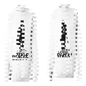 I Just Wanted Breakfast Meme Graphic Team Sweatshirt | Seseable UK