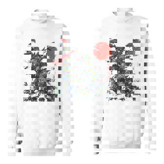 Kaiju Christmas Santazilla Japanese Monster Boys Sweatshirt | Seseable CA