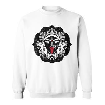 Kali Hindu Deity Goddess Indian Sacred Yoga Puja Kali Sweatshirt | Mazezy