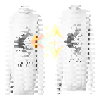 Kayaking Vintage Retro Mountains Canoeing Kayak Kayaker Sweatshirt Unisex | Mazezy