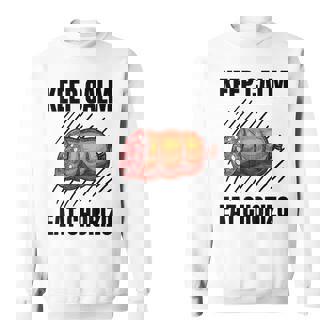 Keep Calm Eat Chorizointage Grunge Chorizo Amante Camisa de entrenamiento - Regaloses