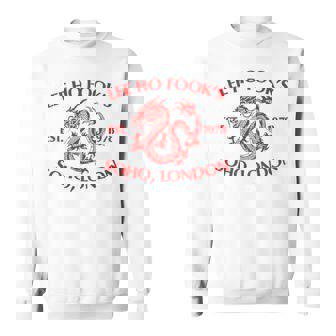 Le Ho Fooks Chinese Werewolf Restaurant Retro Vintage Tri-Blend Sweatshirt | Mazezy