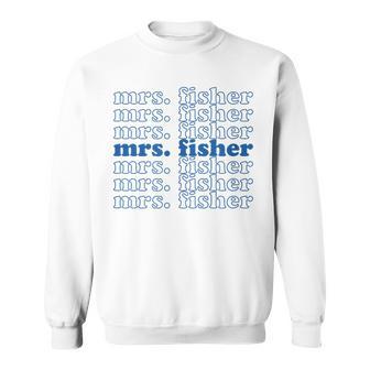 L'été Où Jeuis Devenue Jolie Mrs Fisher Blue Repeat Blue Sweater e - Cadeauxyz