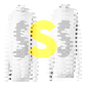 Letter S Group Costume Pretend Halloween Costume Sweatshirt | Mazezy