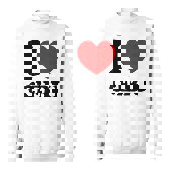 I Love Cebu フィリピン フィリピン人 スウェットシャツ - Kawaiitshirt