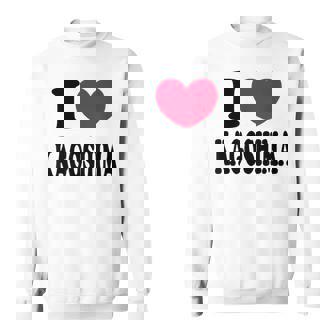 I Love Kagoshima 鹿児島大好き スウェットシャツ - Kawaiitshirt