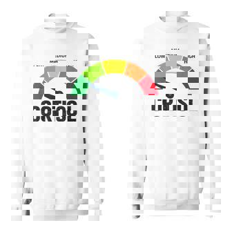 Low Cortisol Levels Sweatshirt | Mazezy