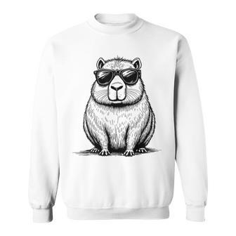 Lustiges Capybarachlaf Kostüm Pyjama Capybara Sweatshirt - Geschenkecke