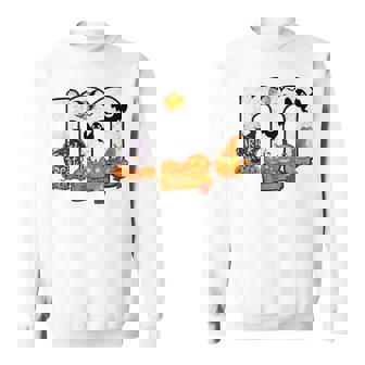 M Chocolate Candy Halloween Team Costume Party Sweatshirt | Mazezy