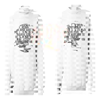 Mallard Duck Hunting Dad Retro Camouflage Daddy Father's Day Sweatshirt | Seseable CA