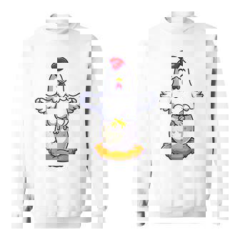 Meditación De Pollo Mejor Retroimpresión De Yoga Camisa de entrenamiento - Regaloses