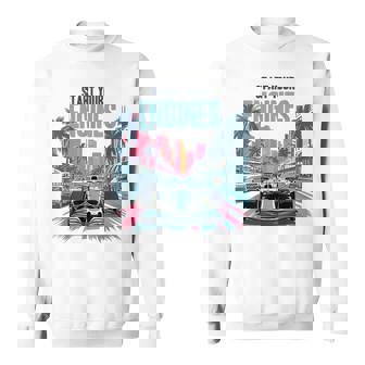 Miami Pit Crew Costume Car Racing Tshirt Retro Auto Car Race Sweatshirt Unisex | Mazezy