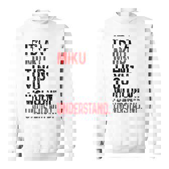 Miku Family Name I Love Miku Personalized Vintage Sweatshirt - Thegiftio