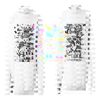 Mismatch Day Champion Colorful Unicorn School Outfit Sweatshirt - Monsterry