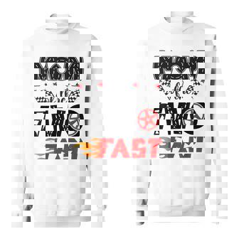 Mom Of The Two Fast 2Nd Birthday Boy Racing Car Sweatshirt | Seseable FR