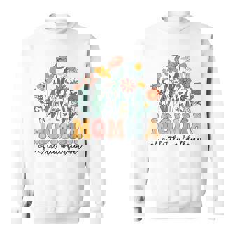 Momma Of The Little Wildflower Birthday Party Baby Shower Sweatshirt - Thegiftio