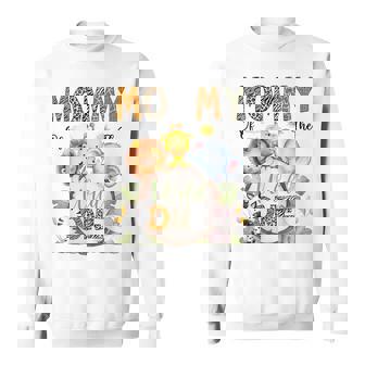 Mommy Of The Wild One 1St Birthday Boy Safari Animals Sweatshirt | Seseable FR