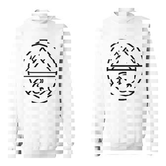 Mountains Waves Nature Outdoor Surf Hiking Hiker Surfer Sweatshirt Unisex | Mazezy