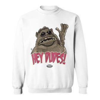 Nab1804 -Adults Grey Cartoon Animal Retro Small Call Me Chet Weird Chet Sweatshirt | Mazezy