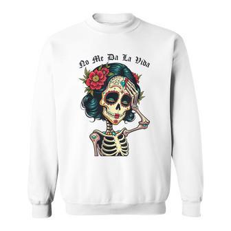 No Me Da Laida Calavera Divertido Esqueleto Divertida Camisa de entrenamiento - Regaloses