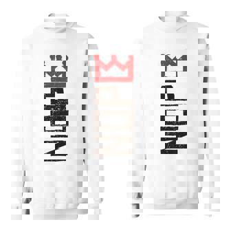 Nope No Kings Protest Sign Vertical Sweatshirt - Monsterry