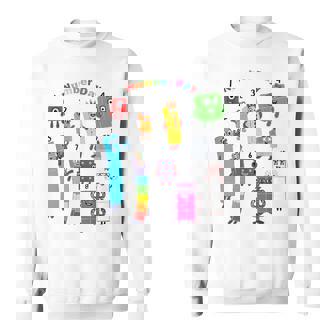 Numberblock Number Day Happy Numbers Sweatshirt - Monsterry