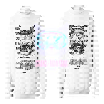 Occhiali Daci Gatto Panorama Montagna Crans-Montana Felpa - Novitaregali