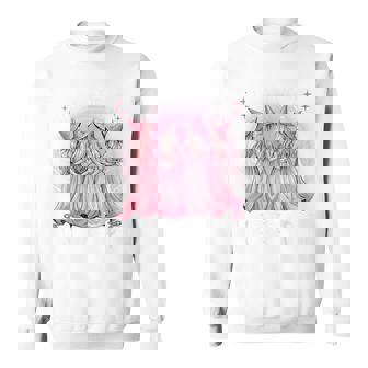 In October We Wear Pink Witch Breast Cancer Awareness Pink Sweatshirt | Mazezy