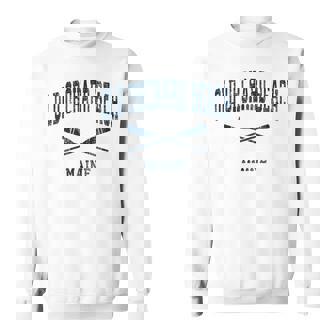 Old Orchard Beach Maine Vintage Nautical Paddles Sports Oars Sweatshirt Unisex | Mazezy