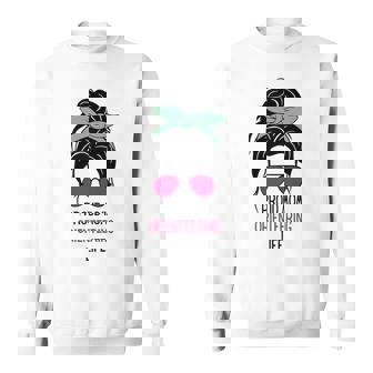 Orienteering Mom Outfit Messy Hair Bun Sweatshirt Unisex | Mazezy