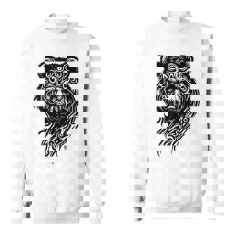 Ours Grizzly Norse Indiens Celtique Mythologie Animal Forêt Sweater e - Cadeauxyz