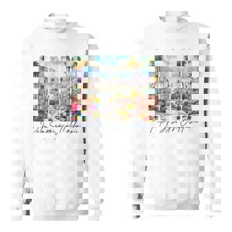 Palm Springs California Travel Brushstroke Palm Springs Trip Sweatshirt | Seseable CA