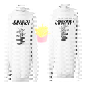 Papas Fritas Crossfries Divertidas Crossfit In Mangas Camisa de entrenamiento - Regaloses