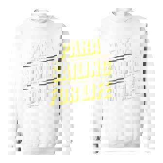 Parasailing For Life Parasail Parasailer Apparel Raglan Baseball Tee Sweatshirt Unisex | Mazezy