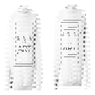 Parkour Is Art Parcours Aesthetic Hobby Sweatshirt Unisex | Mazezy