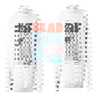 Patriotic Bookish 4Th Of July Read White Blue Since 1776 Sweatshirt - Monsterry