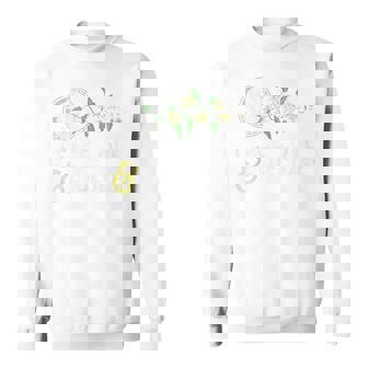 Peace Love & Bluegrass Banjo Nature Vines Illustration Sweatshirt Unisex | Mazezy