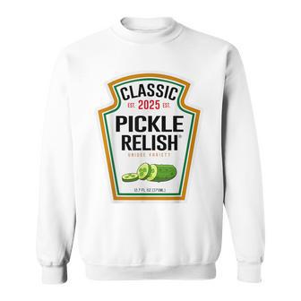 Pickle Relish Diy Halloween Condiment Costume Matching Sweatshirt - Thegiftio