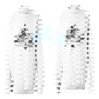 Pingouin Mais Pourquoie Dirigerers Les Montagnes Sweater e - Cadeauxyz