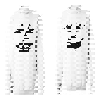 Pumpkin Lashes For Pink Halloween Vibe Jack O Lantern Face Sweatshirt - Monsterry