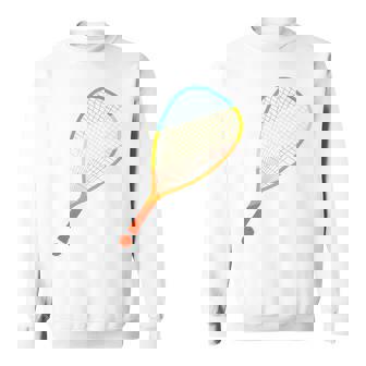 Racquetball Racket Vintage Retro Premium Sweatshirt Unisex | Mazezy